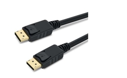 DisplayPort 1.3/1.4 přípojný kabel M/M, zlacené konektory, 2m