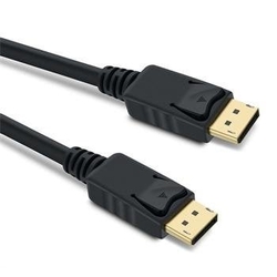 DisplayPort 1.4 přípojný kabel M/M, zlacené konektory, 3m