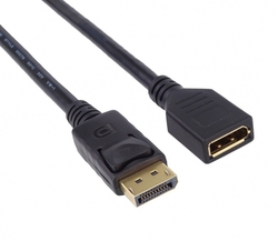 DisplayPort prodlužovací kabel M/F 1m