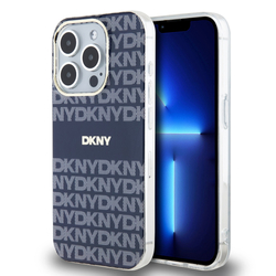 DKNY PC/TPU Repeat Pattern Tonal Stripe Magsafe Zadní Kryt pro iPhone 14 Pro Blue