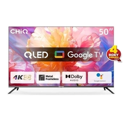 DTT CHiQ U50QM8E TV 50", UHD, QLED, smart, Google TV, dbx-tv, Dolby Audio, Frameless_výstavka OLO