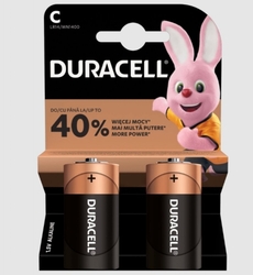 Duracell Basic alkalická baterie 2 ks (C)