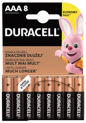 Duracell Basic alkalická baterie, 8 ks (AAA)