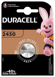 Duracell lithiová knoflíková baterie, 1 ks (CR2450)