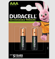 Duracell Rechargeable nabíjecí baterie, 900mAh, 2 ks (AAA)