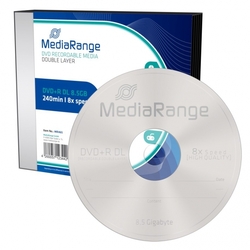 DVD+R MediaRange 8,5GB 8x Double Layer slimcase (5pack)