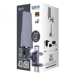 Anténa univerzální VILLAGE FLIPP–V200, DVB-T2, DAB, filtr LTE/4G/5G