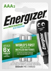 Energizer Nabíjecí baterie - AAA / HR03 - 800 mAh EXTREME DUO