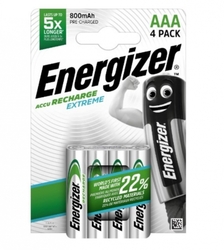 Energizer Nabíjecí baterie - AAA / HR03 - 800 mAh EXTREME