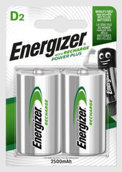 Energizer Nabíjecí baterie - D / HR20 - 2500 mAh POWER PLUS DUO, 2 ks