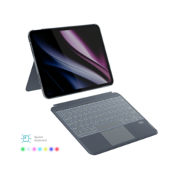 Epico Backlit Keyboard Case for Apple iPad Pro 11" (M4) - ČEŠTINA - šedá