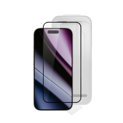 Epico Hero Glass 3D Ultra-široké krytí s aplikátorem proti prachu 2ks pro iPhone 15/16