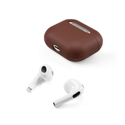 Epico Leather Case Airpods 3 - hnědá