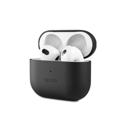 Epico Leather Case Airpods 4 - černá