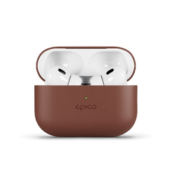 Epico Leather Case Airpods Pro 2 - hnědá