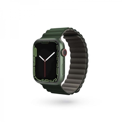 Epico magnetický pásek pro Apple Watch 42/44/45mm - šedý/zelený