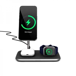 Epico Qi2 3in1 MagSafe Wireless Charger - černá