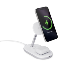 Epico UltraBase Qi2 2in1 Mag+ Wireless Charging Stand EX40 - bílý