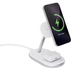 Epico UltraBase Qi2 2in1 Mag+ Wireless Charging Stand EX40 - bílý