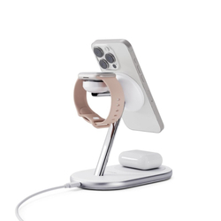 Epico UltraBase Qi2 3in1 Mag+ Wireless Charging Stand EX60 - bílý