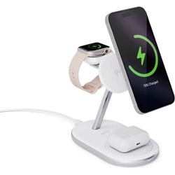 Epico UltraBase Qi2 3in1 Mag+ Wireless Charging Stand EX60 - bílý