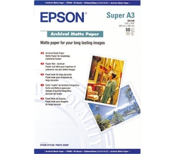 Epson papír Archival Matte Paper, A3+, 50 listů, 192g/m2