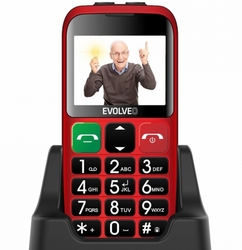 EVOLVEO EasyPhone EB červený