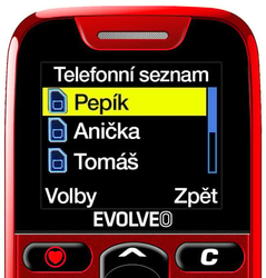 EVOLVEO EasyPhone EP-501-RD červený