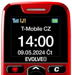 EVOLVEO EasyPhone EP-501-RD červený