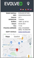 EVOLVEO EasyPhone ET EP-851-ETR červený