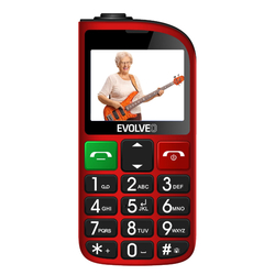 EVOLVEO EasyPhone FL, červený