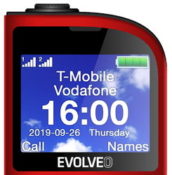 EVOLVEO EasyPhone FL, červený