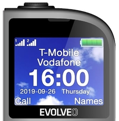 EVOLVEO EasyPhone FL, stříbrná