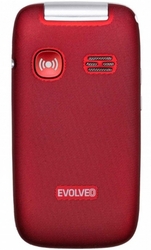 EVOLVEO EasyPhone FP červený