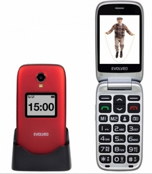 EVOLVEO EasyPhone FP červený