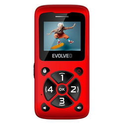 EVOLVEO EasyPhone ID červený