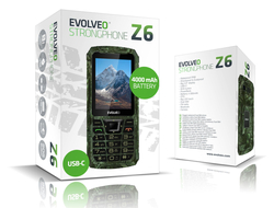 EVOLVEO StrongPhone Z6 lovecká kamufláž