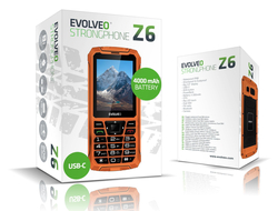 EVOLVEO StrongPhone Z6 oranžový