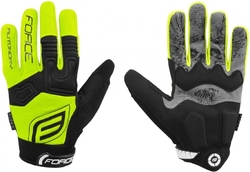 FORCE MTB AUTONOMY rukavice, fluo vel.S