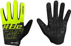 FORCE MTB SWIPE letní rukavice, černo-fluo vel.S