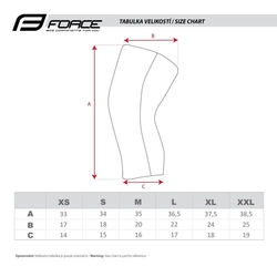 FORCE TERM návleky na kolena, černé vel.M