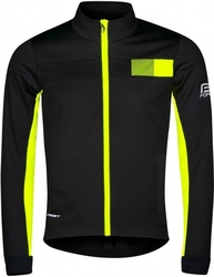 FORCE zimní bunda FROST softshell černo-fluo vel.XS