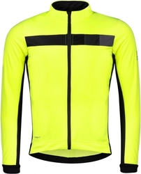 FORCE zimní bunda FROST softshell fluo-černá vel.XS