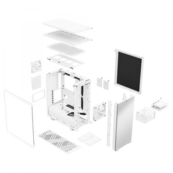 Fractal Design Define 7 Compact White,  Light TG