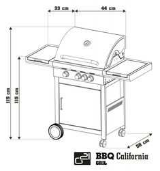 G21 BBQ Gril California Premium Line