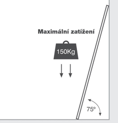 G21 GA-TZ13-3,8M Teleskopický žebřík