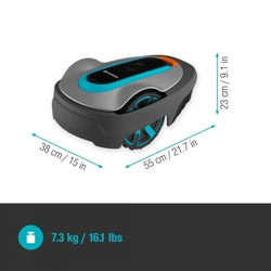 Gardena 15002-32 Robotická sekačka SILENO city 500m2