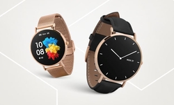 Garett Smartwatch Verona zlatá, černý řemínek