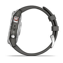 Garmin epix Glass, Silver/Gray Band