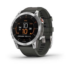 Garmin epix Glass, Silver/Gray Band